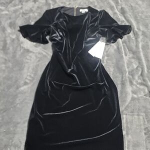 Calvin Klein Black Long Sleeve Dress